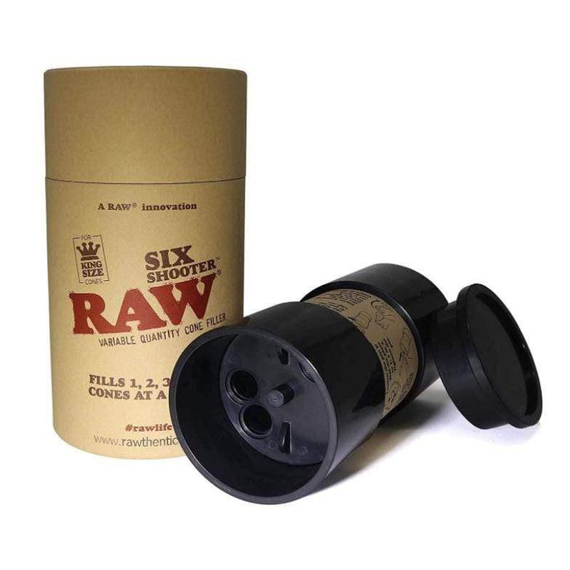 raw six shooter king size rolling papers