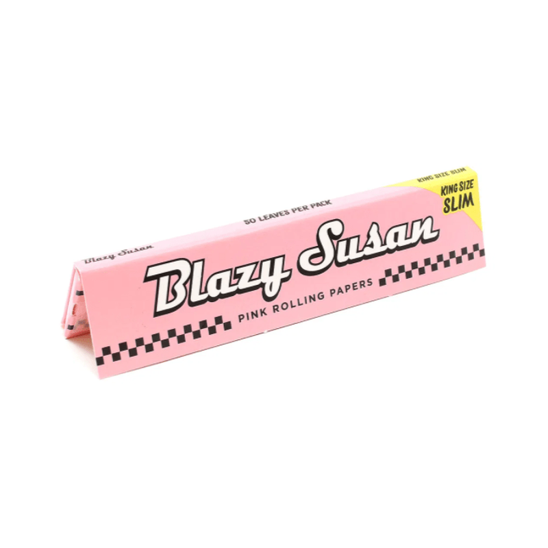 blazy susan pink rolling papers king slim