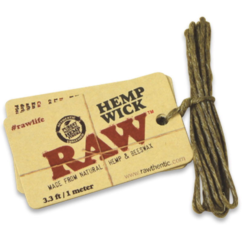 RAW Hemp Wick - 3.3ft.