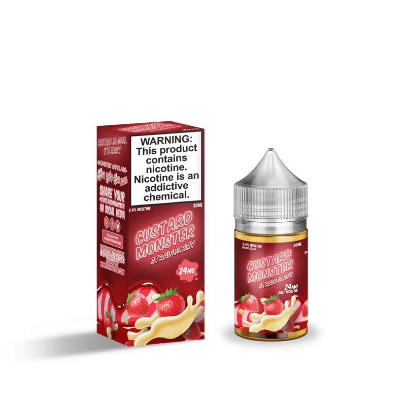 Custard Monster Salts Strawberry 