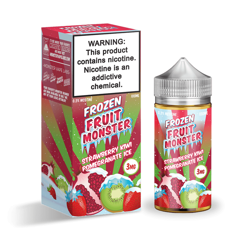 Frozen Fruit Monster 100ml Strawberry Kiwi Pomegranate Ice 3mg.