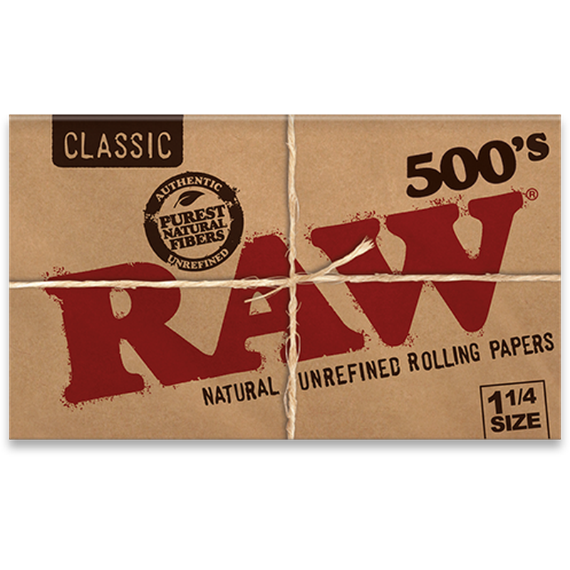 RAW Classic Creaseless 1¼ 500&#39;s.