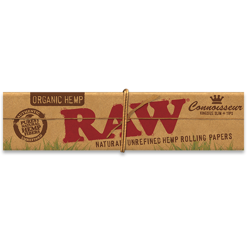 RAW Organic Hemp Connoisseur Kingsize Slim.