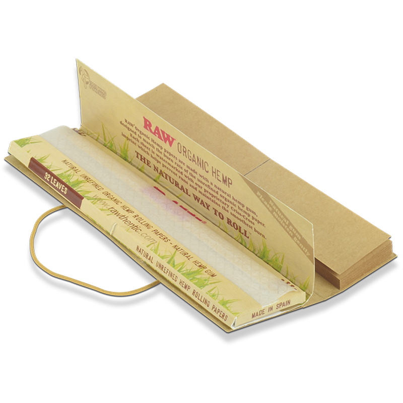 RAW Organic Hemp Connoisseur Kingsize Slim.